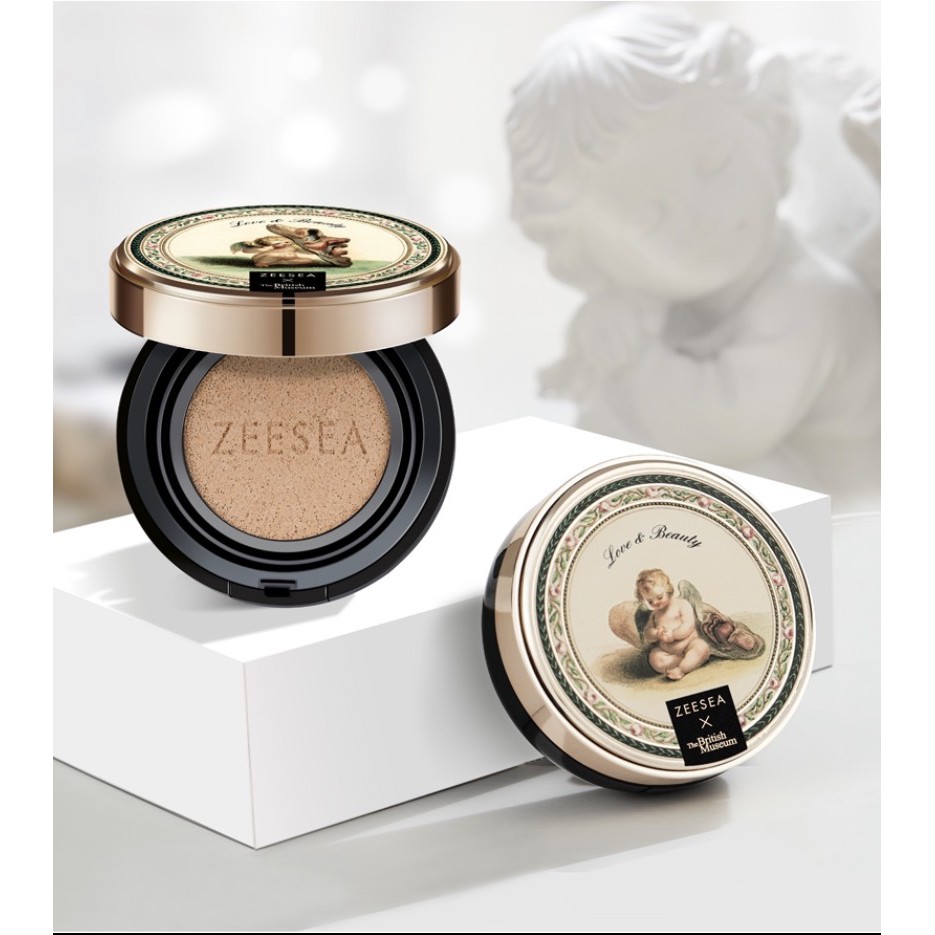 Cushion Kem BB Trang điểm ZEESEA Tự Nhiên Kiểu Anh Quốc Hãng 1 Phấn +1 Lõi | BigBuy360 - bigbuy360.vn