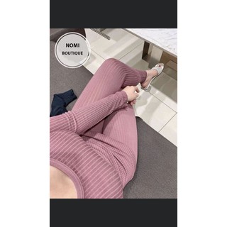 bộ giữ nhiệt len tăm siêu co dãn