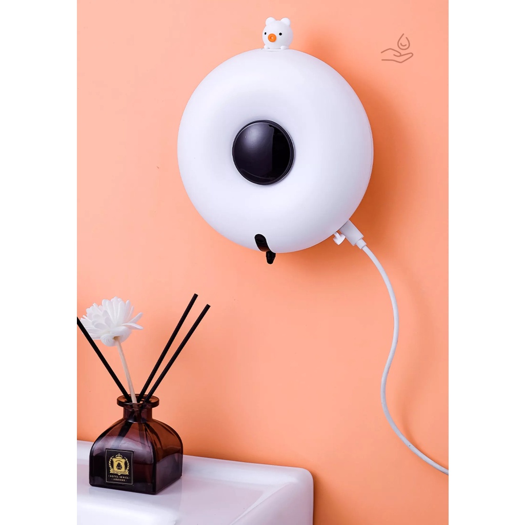 Bình UARELIFFE Đựng Xà Phòng Rửa Tay Cảm Biến Hồng Ngoại 280ml Gắn Tường Tiện Lợi