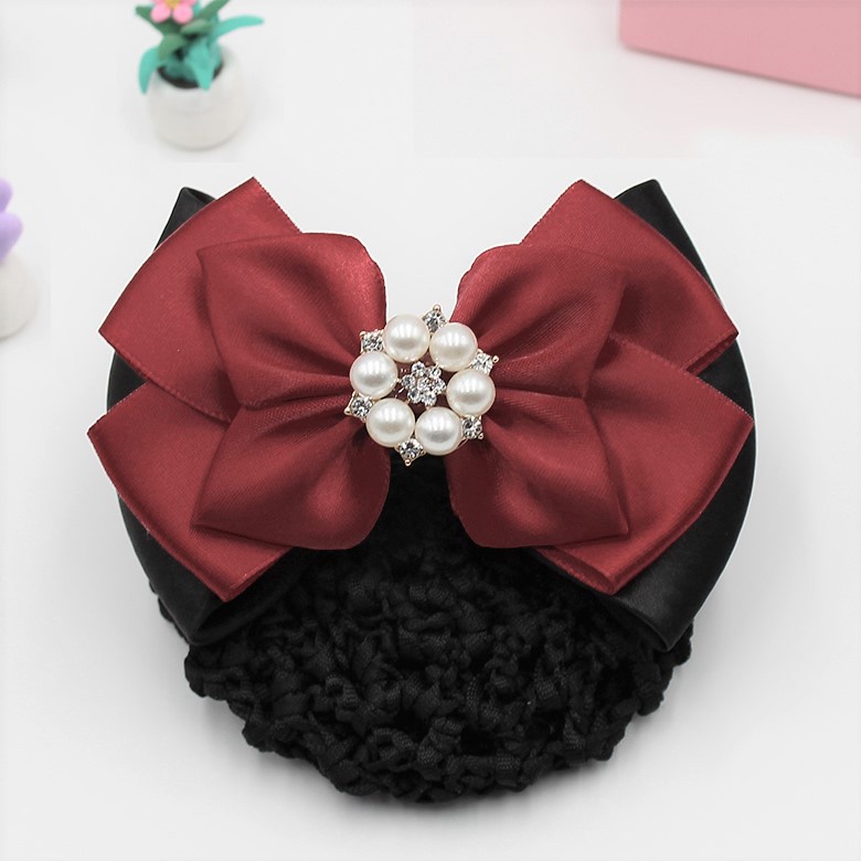 Kẹp Tóc Nơ Lưới Chuyên Nghiệp Thời Trang Cho Nữ