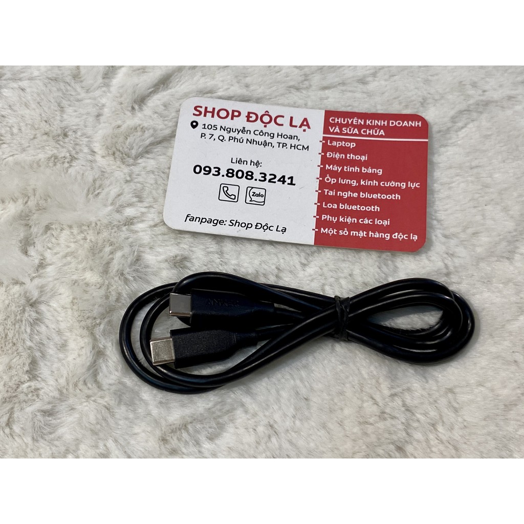Cáp siêu bền Anker 2 đầu Type C dài 0.9m chính hãng