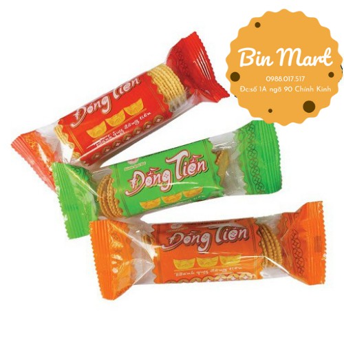 1 bịch bánh đồng tiền 10 gói siu ngon