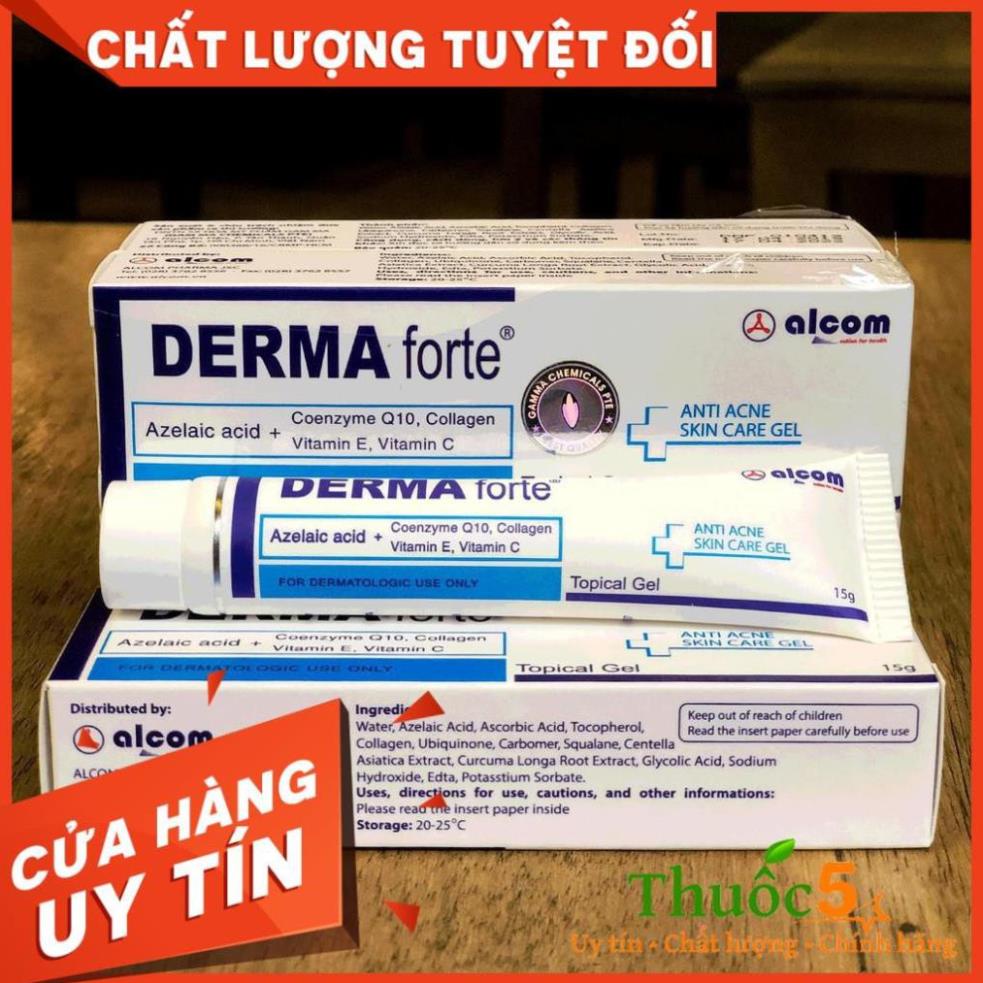 [GIÁ GỐC] Gel MỤN Derma-Forte - Hỗ trợ ngăn ngừa vết thâm và mụn - Tuýp 15g