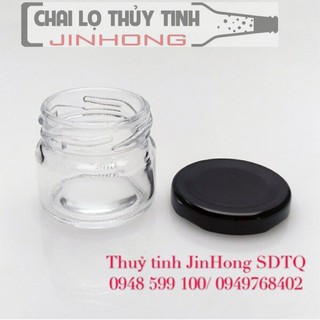 Combo 50 hũ thuỷ tinh nắp thiếc 30ml
