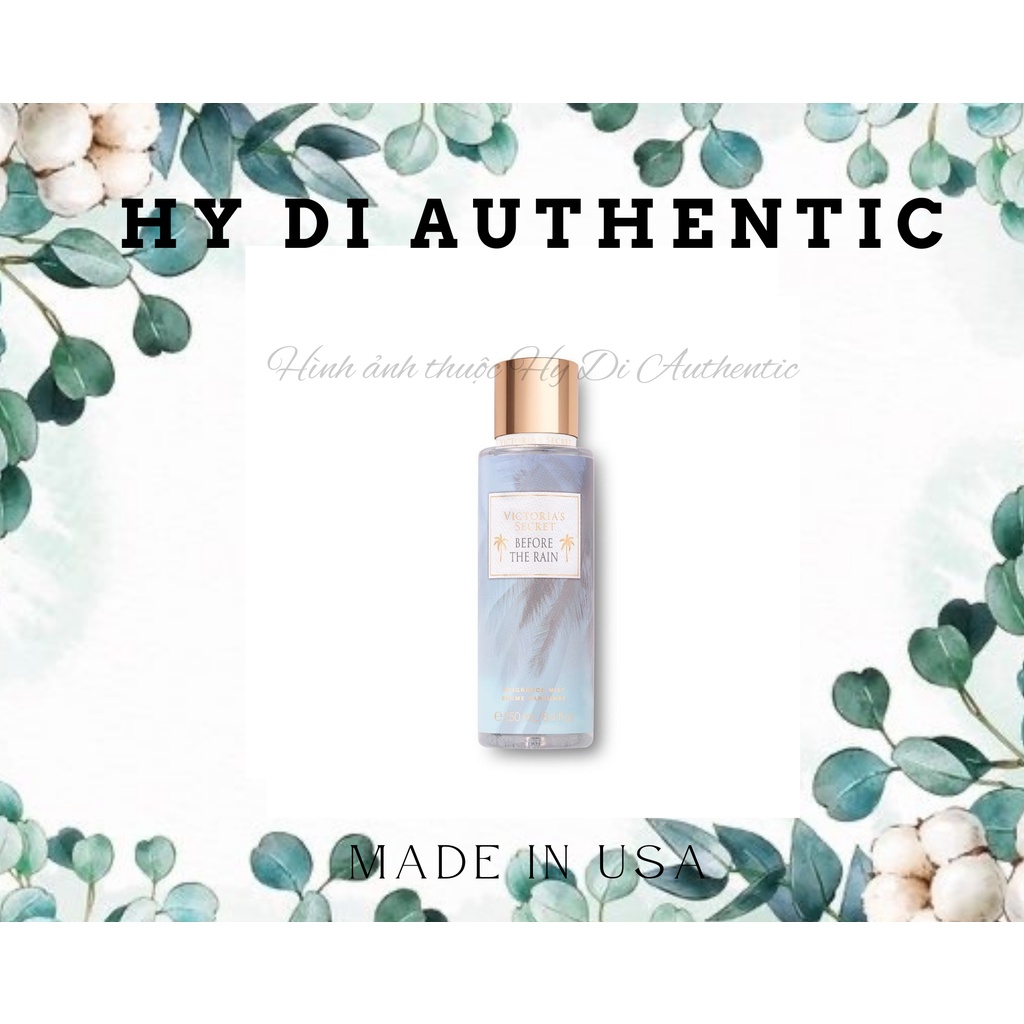 FULL SIZE BEFORE THE RAIN - XỊT THƠM DƯỠNG THỂ VICTORIA'S SECRET USA
