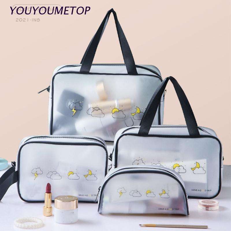 Túi Đựng Mỹ Phẩm Trong Suốt Có Khóa Kéo Tiện Dụng Mang Theo Du Lịch YOUYO