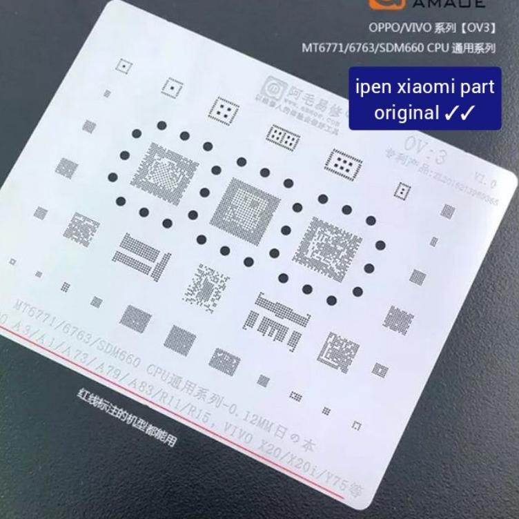 Bộ 3 Tấm Điện Tử Chất Lượng Cao MT6771V MT6763V Q2R4 BGA OV