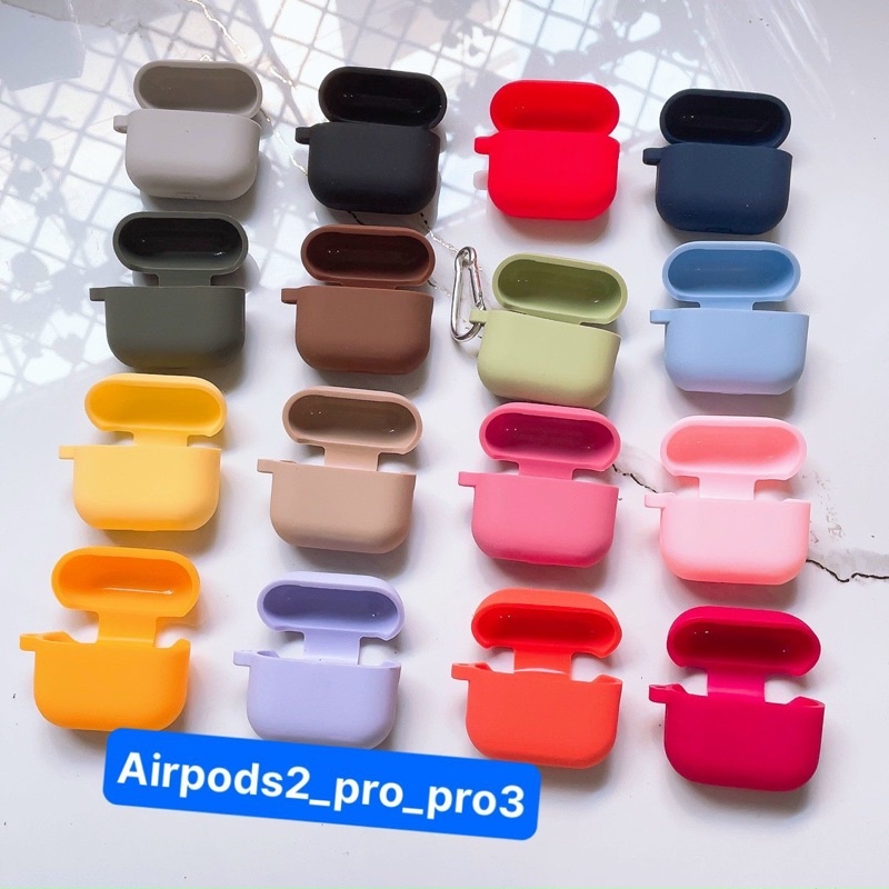 Bọc tai nghe Airpod Air1 /2 ,Air3 ,Pro dẻo silicon