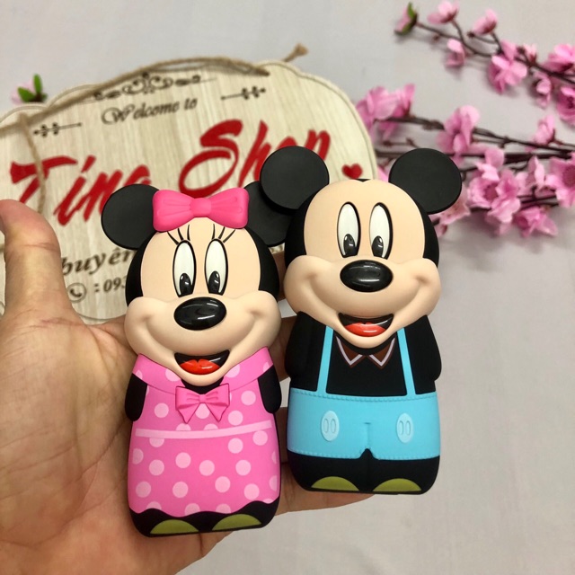 Điện Thoại Chuột Mickey T21 Mini độc lạ 2sim có chức năng thay đổi giọng nói độc đáo