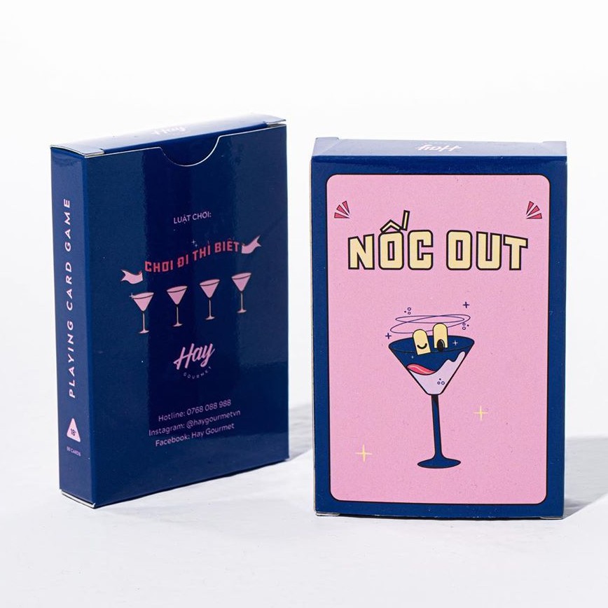 Bộ bài “Nốc Out” – Drinking Game dễ chơi giúp khuấy động các buổi hội họp, tụ tập vui chơi cùng bạn bè | HAY Gourmet