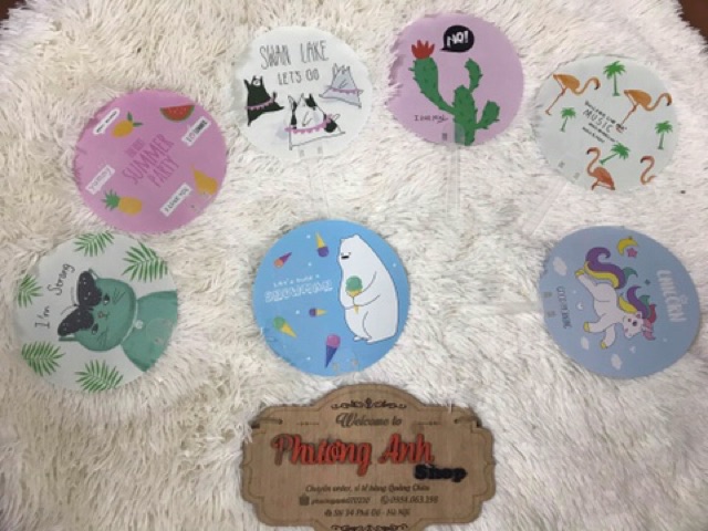 Quạt tay hoa quả