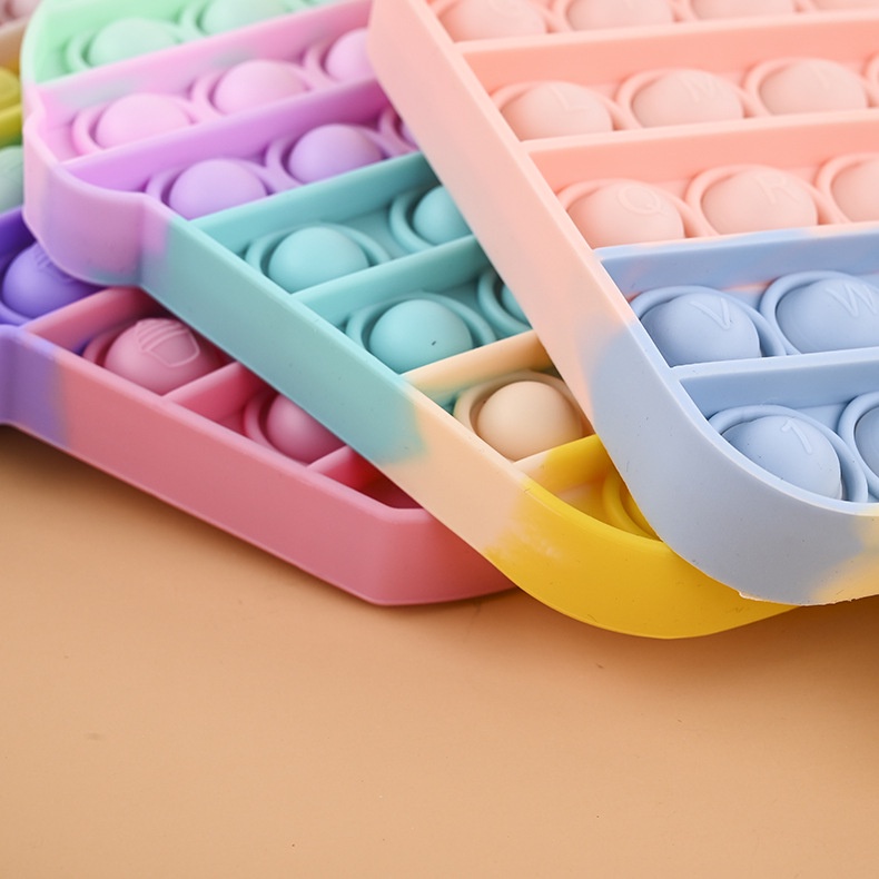 Đồ Chơi Bong Bóng Màu Cầu Vồng Chống Căng Thẳng Dành Cho Trẻ Em