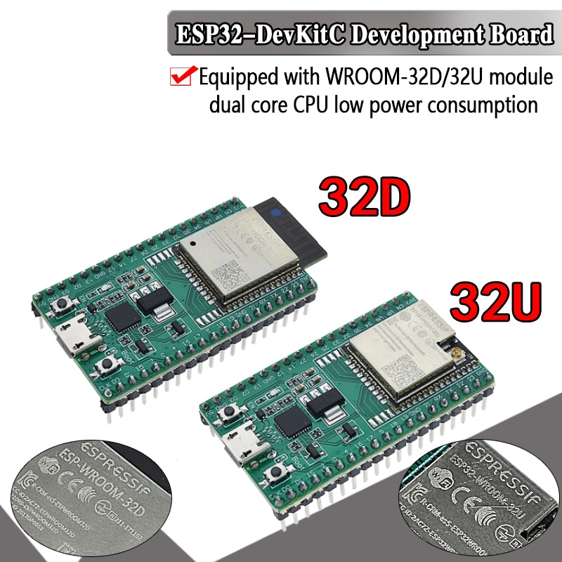Bảng mạch thiết lập ESP32 ESP32-WROOM-32D ESP32-WROOM-32U | BigBuy360 - bigbuy360.vn
