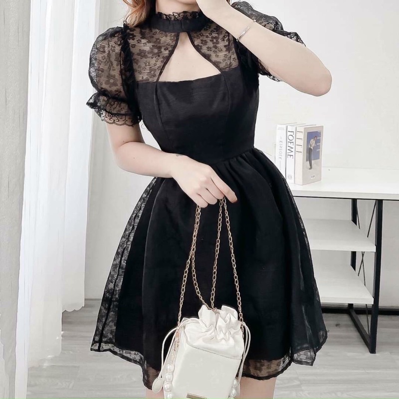 ĐẦM DỰ TIỆC REN HOA MAI TULIP DRESS