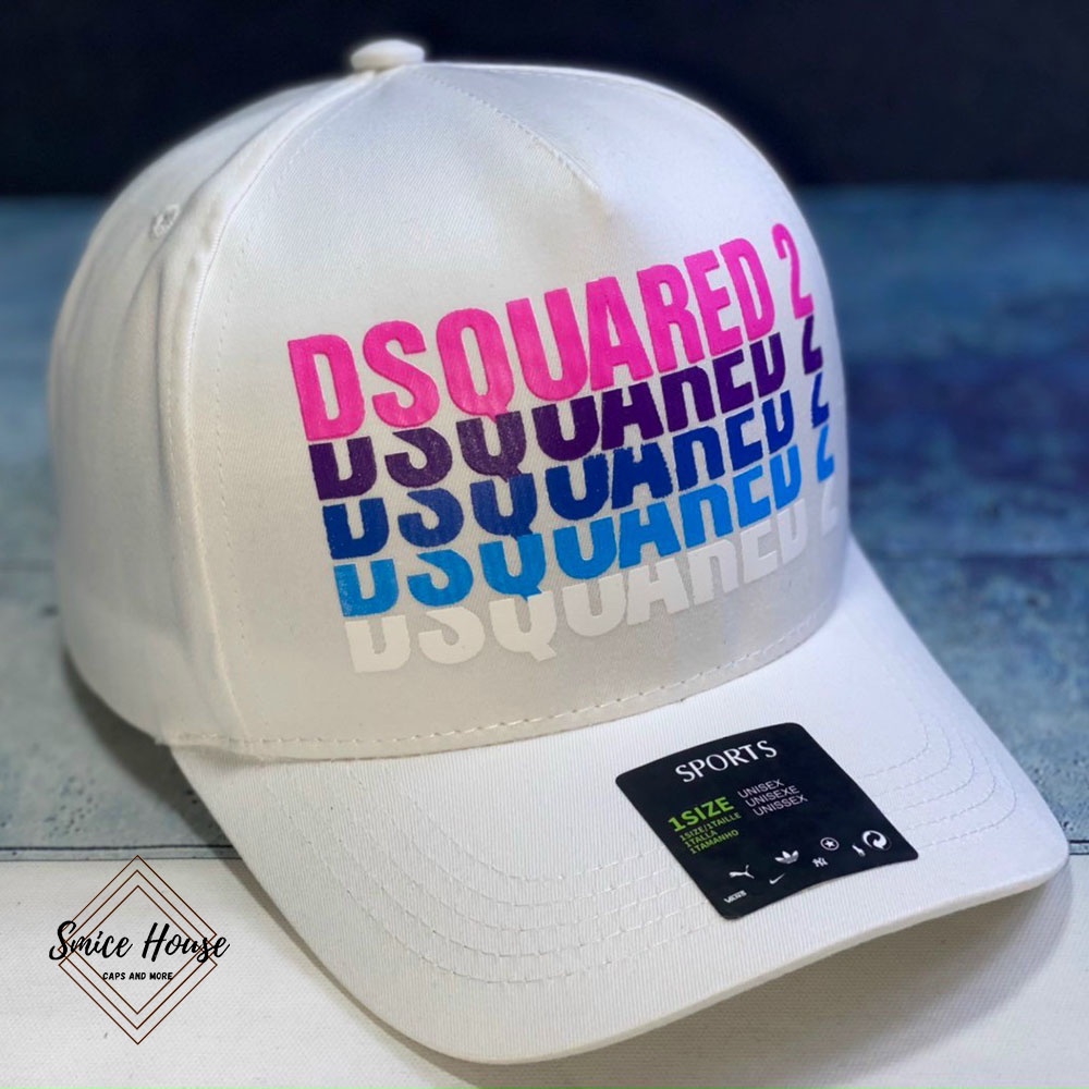 Mũ nón lưỡi trai in chữ phối màu cá tính - khóa đồng cao cấp