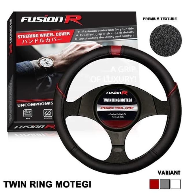 Vỏ Bọc Vô Lăng Xe Hơi In Chữ FUSION R Chất Lượng Cao