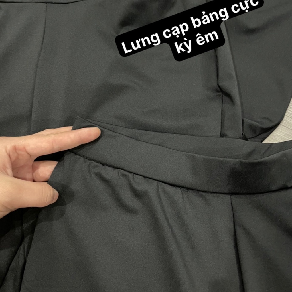 Quần Legging Bigsize Lửng(58kg đến 100kg)quần ôm lửng cho người béo mã qom