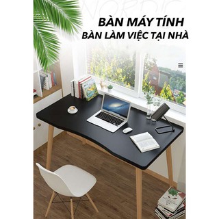 Bàn Làm Việc, Bàn Học Chân Tròn Kích Thước 80*50cm Phong Cách Bắc Âu B032