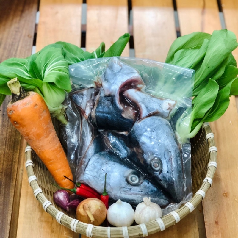Combo cá thu nấu chua (đầu, đuôi) - 1kg