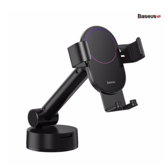 Giá đỡ điện thoại hút chân không dùng gắn kính hoặc táp lô trên xe hơi Baseus Tank Gravity Car Mount