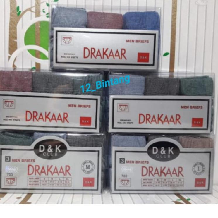 Quần Lót Nam Qbjk867 703 Drakaar / Contents 3 Chiếc Ejl298