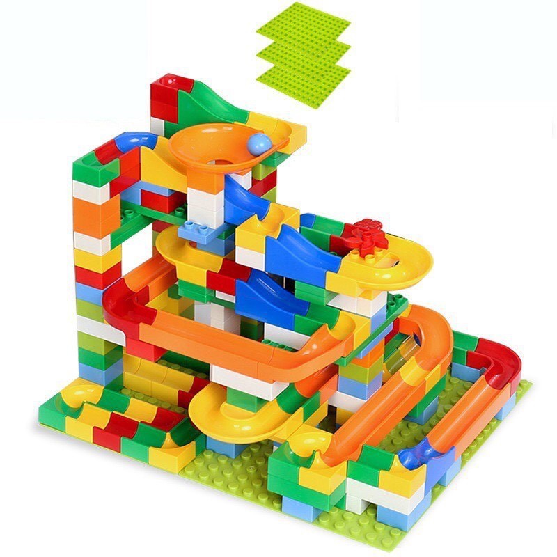 Bộ Xếp Hình Cầu Trượt Lego Thả Bi 206 Chi Tiết Cho Bé Đồ Chơi Xếp Hình Phát Triển Khả Năng Tư Duy