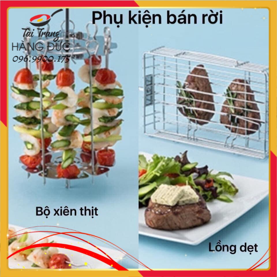 Set phụ kiện Nồi chiên không dầu Klarstein Turbor 9L