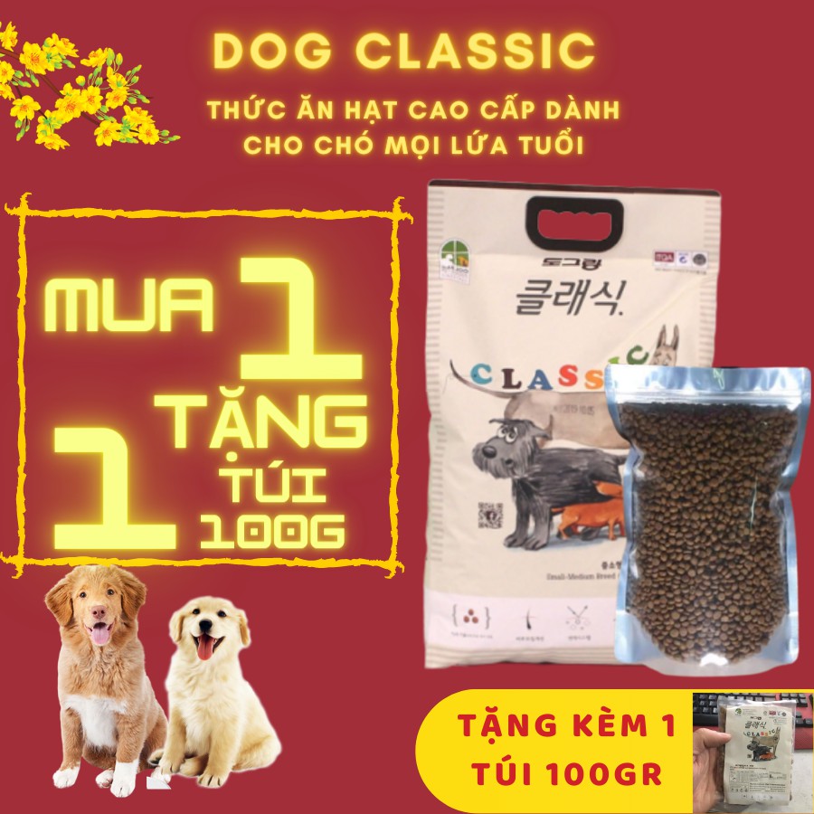 Dog Classic 1kg thức ăn cho chó lớn cao cấp Hàn Quốc
