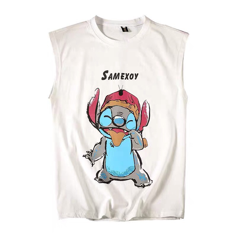 [Mã FAMAYWA giảm 10K đơn 50K] Áo thun tanktop Wind unsiex form rộng Hoạt Hình sát nách nam nữ oversize ulzzang | BigBuy360 - bigbuy360.vn