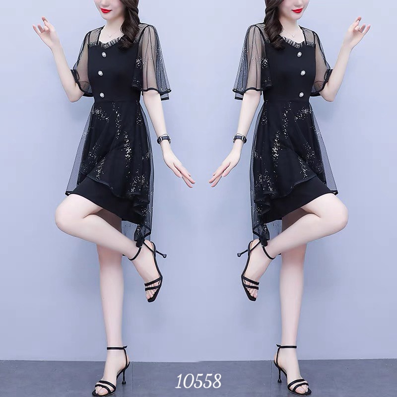 (HCM) ĐẦM UMI PHỦ LƯỚI SANG CHẢNH - THỜI TRANG NỮ TÍNH , TIỂU THƯ SÀNH ĐIỆU CHO CÁC CHỊ EM KME FASHION