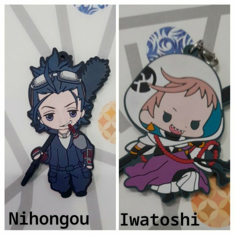 Đồng giá 30k/ 1 bé móc khóa nhựa dẻo Touken Ranbu