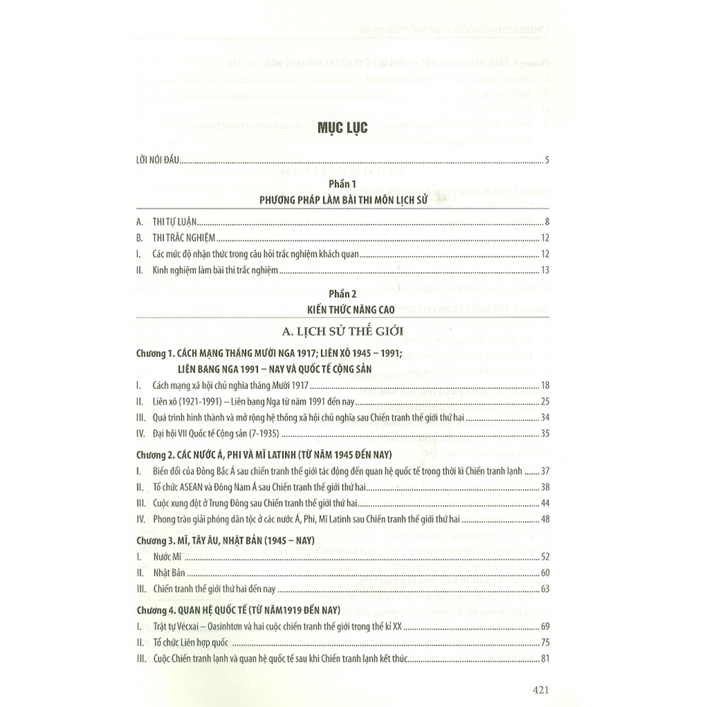 Sách - Chinh Phục Điểm Cao Luyện Thi Môn Lịch Sử Thi THPT QG Và Thi Học Sinh Giỏi THPT