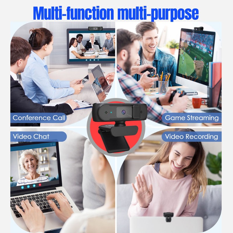 Webcam 5 Megapixel Auto Focus 1080p Cho Máy Tính | BigBuy360 - bigbuy360.vn