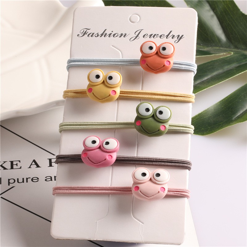 Dây Chun Buộc Tóc Thun Buộc Tóc Mặt Ếch cute