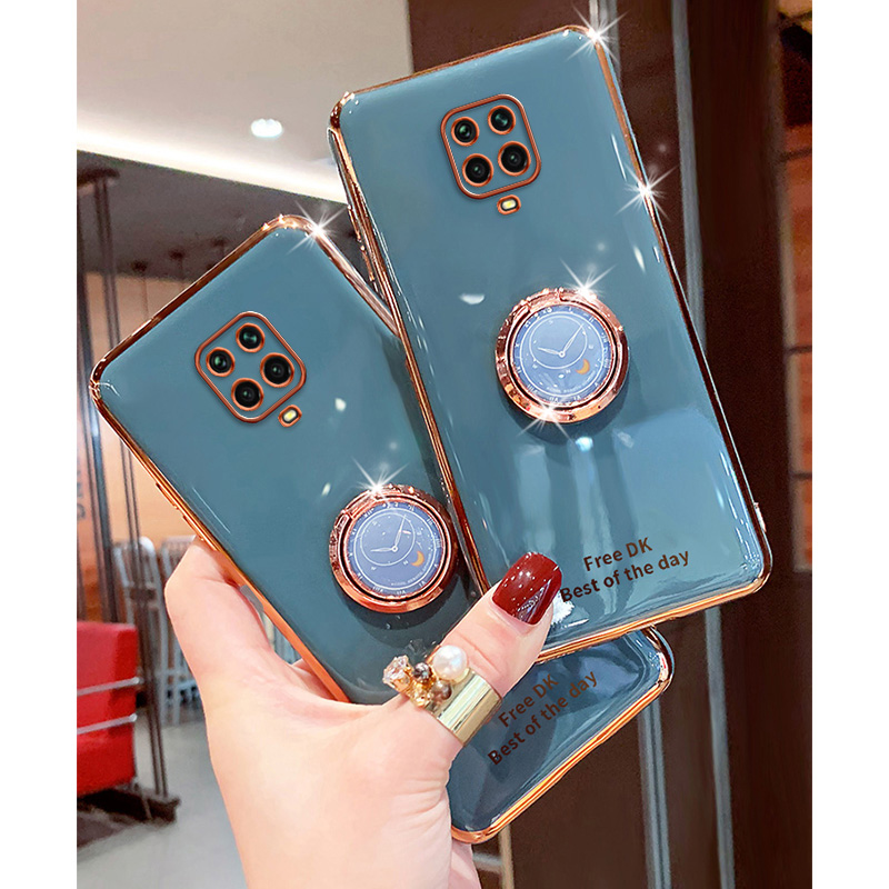 Ốp điện thoại dẻo có giá đỡ cho Xiaomi Redmi Note 9S 9 Pro Max 9A 9C Mi 10 Note Lite Redmi 10X Pro 5G K30 Ultra K30s