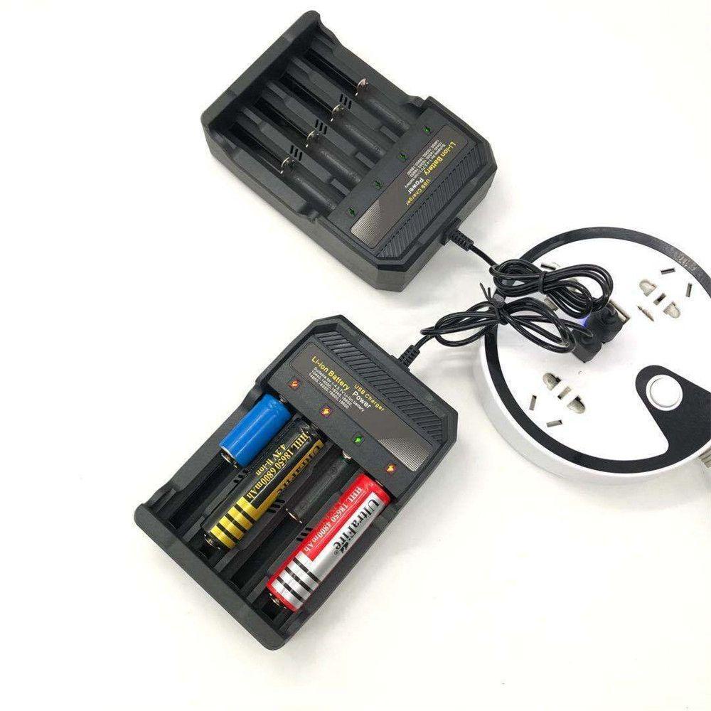 BTLIMER Đế Sạc Pin Li-Ion 18650 3.7V Có Đèn LED Chỉ Báo Thông Minh Ổn Định