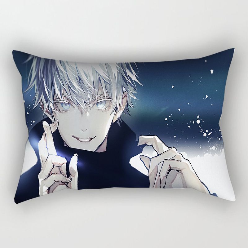 Vỏ Gối Chữ Nhật In Hình Anime Độc Đáo