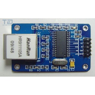 Mạch ethernet enc28j60 giao tiếp spi