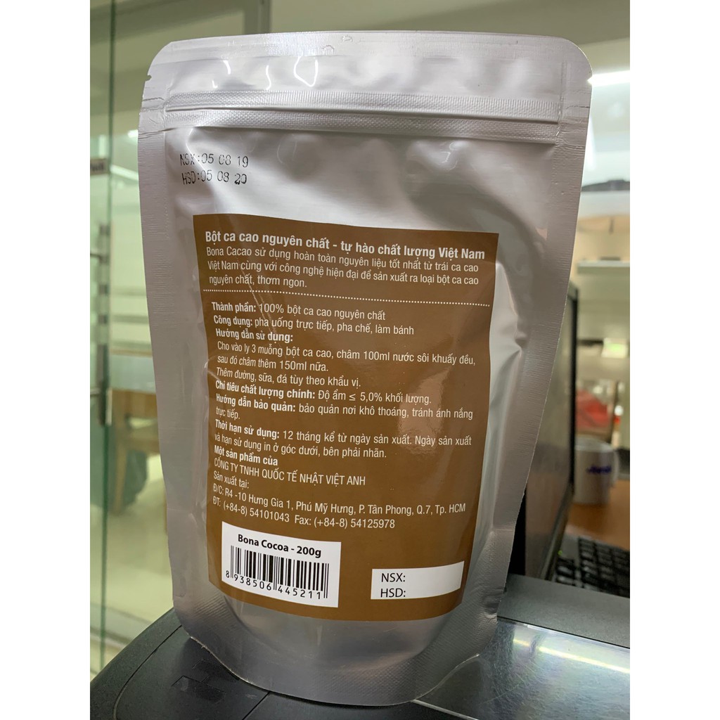 Bột cacao nguyên chất – Bona Cacao thông dụng (loại 2)