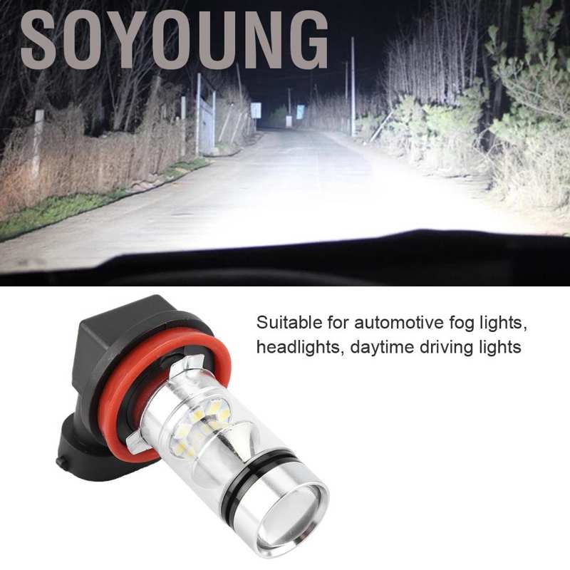 [Hàng tồn kho] Đèn Pha Chống Sương Mù H11 H8 100w 20 Bóng Led Dành Cho Xe Hơi