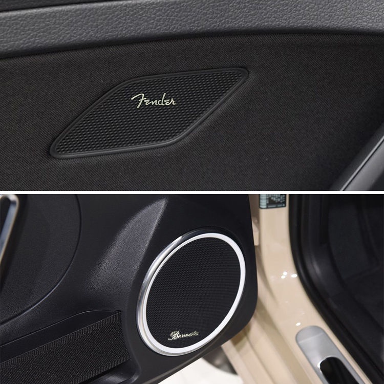 Nhãn dán trang trí loa xe hơi hình logo thương hiệu