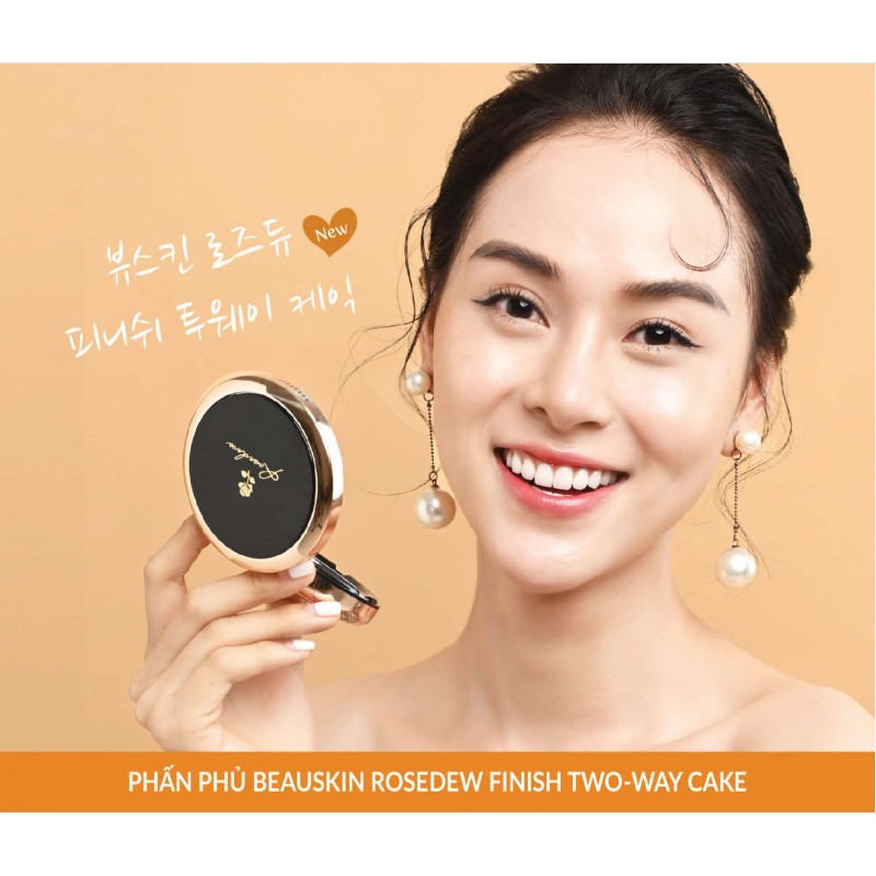 PHẤN PHỦ KIỀM DẦU SIÊU MỊN BEAUSKIN ROSEDEW TWO WAY CAKE 15.5g - HÀN QUỐC CHÍNH HÃNG