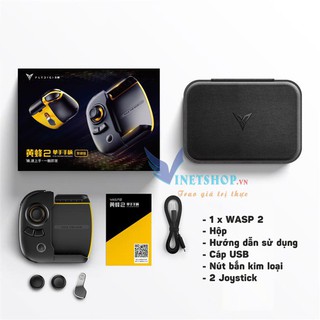 Tay Cầm Chơi Game Flydigi WASP 2 Chơi Game PUBG , ROS, Free Fire Và Các Game FPS, Chơi Game Trên IOS Và Androi