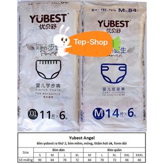TÃ BỈM YUBEST ANGEL DÁN QUẦN NỘI ĐỊA TRUNG QUỐC S90/M84/L78/XL72/XXL66