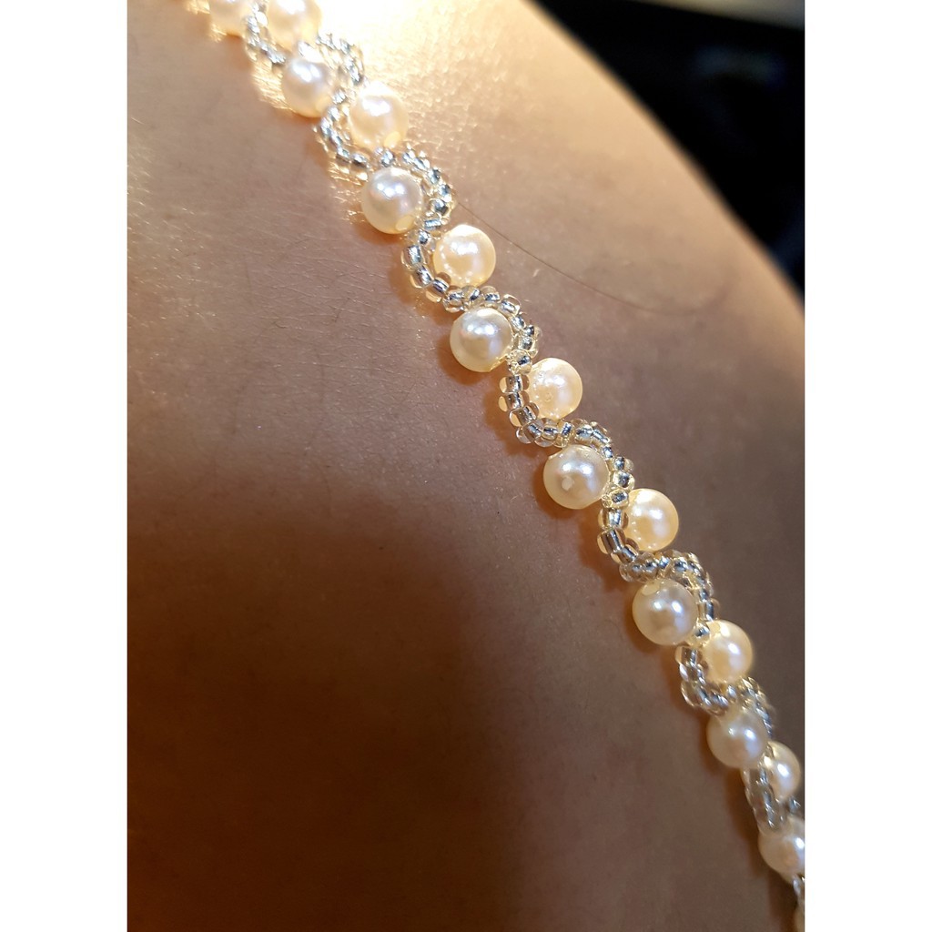 Dây áo ngực sỏ chuỗi pha lê