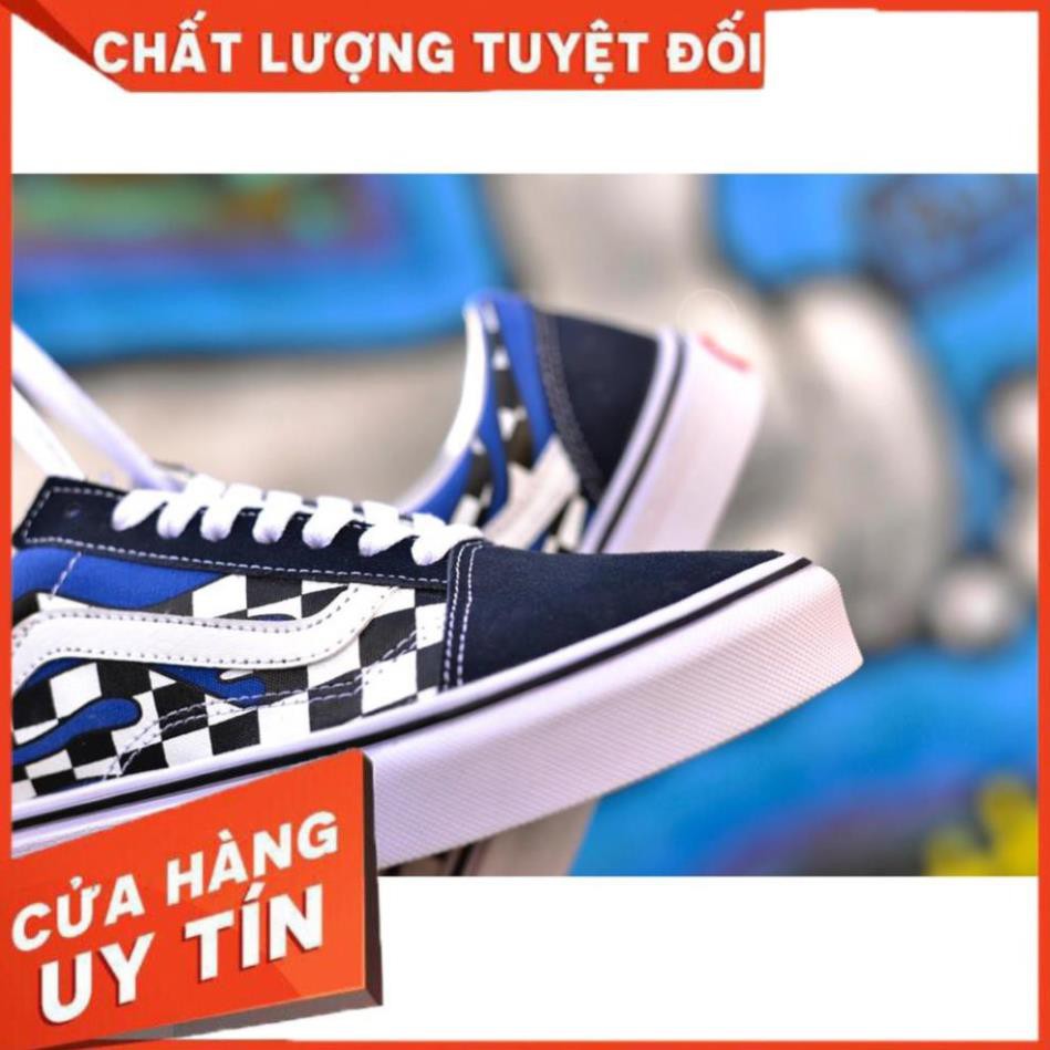 [Hàng Sẵn] Giày Vans CHECKER FLAME OLD SKOOL Sneaker Đầu Lâu Mới (Hàng Sẵn) 2020 Cao Cấp [ SL  ib ] 👟 :)) , $