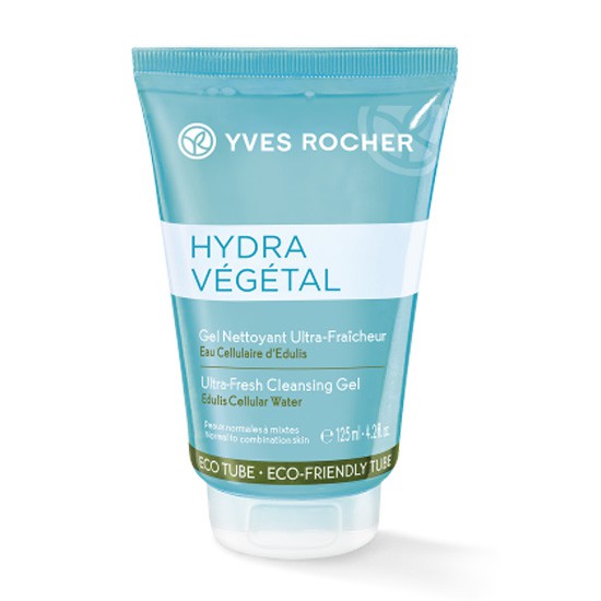 Gel Rửa Mặt Làm Sạch Và Cấp Ẩm Yves Rocher Hydra Vegetal 125ml (siêu sale date 2021)