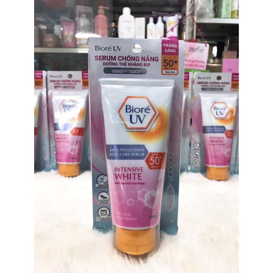 (150ml) Serum Chống Nắng Body Làm Sáng Da Biore SPF50/PA+++