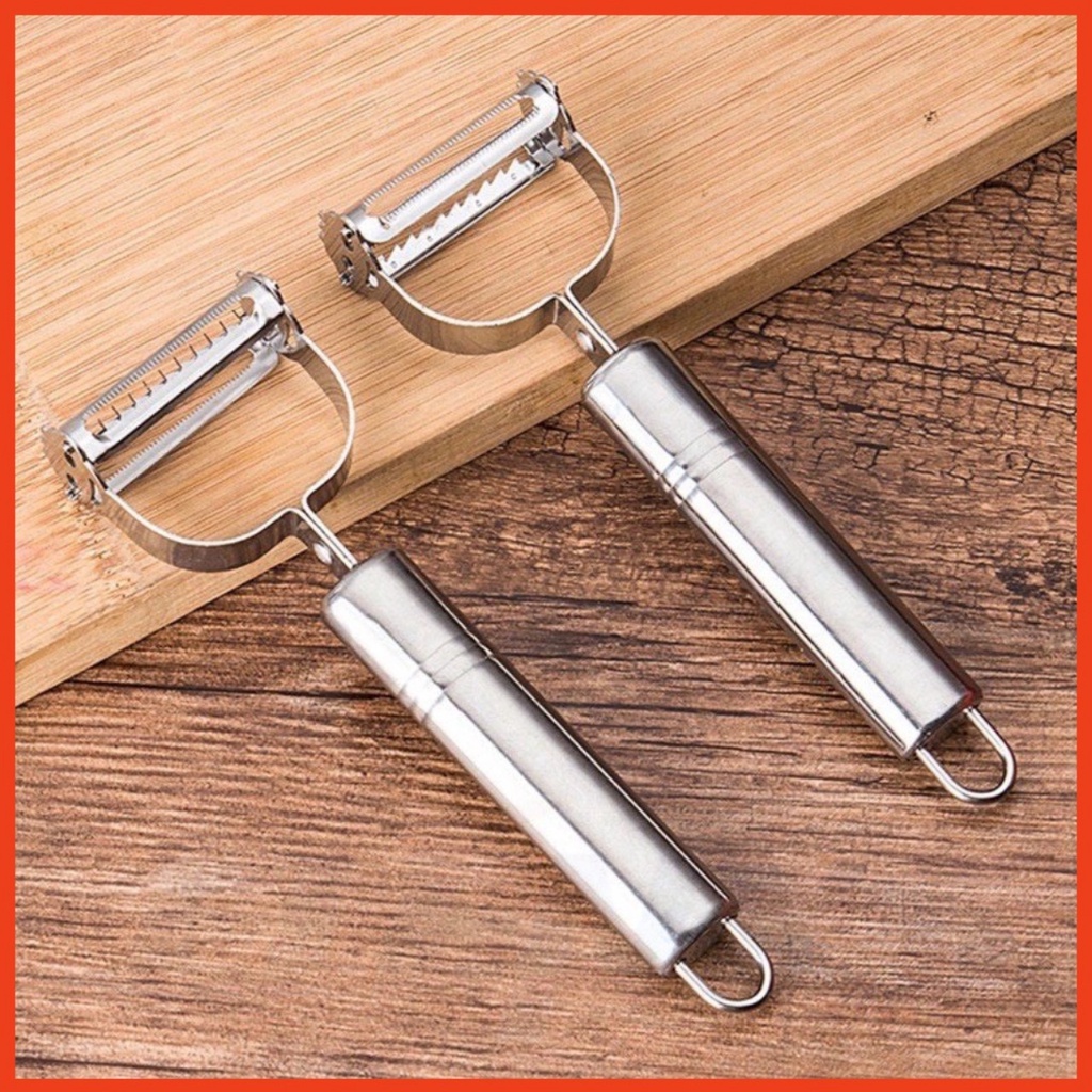 Cây Bào Rau Củ Thân Kim Loại 2 in 1 ( ảnh thật )