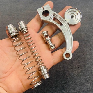 Bộ Pát Càng thắng Inox Salaya gắn mọi loại xe" full phụ kiện "